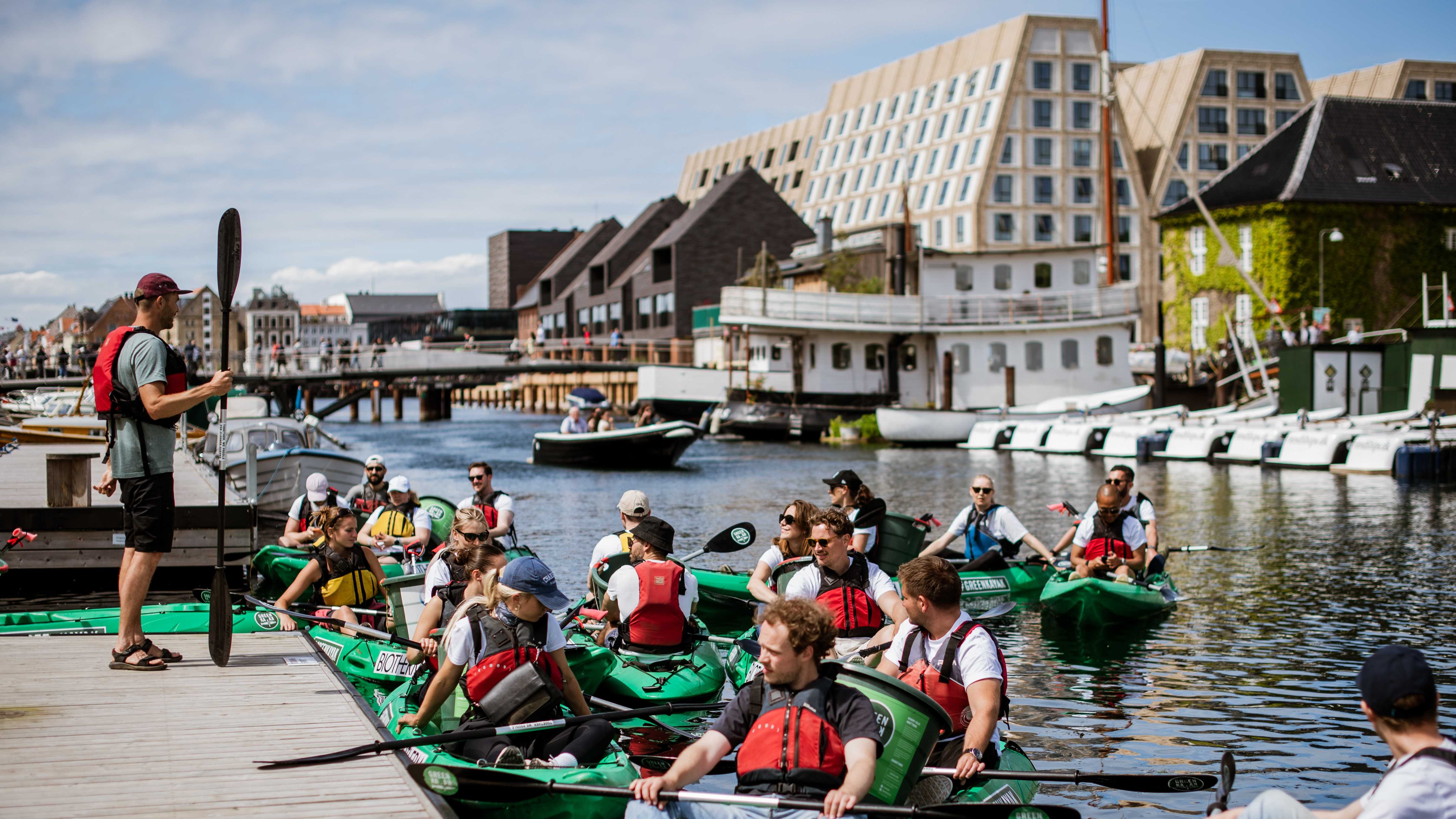 GreenKayak, gruppetur, København, foto: GreenKayak